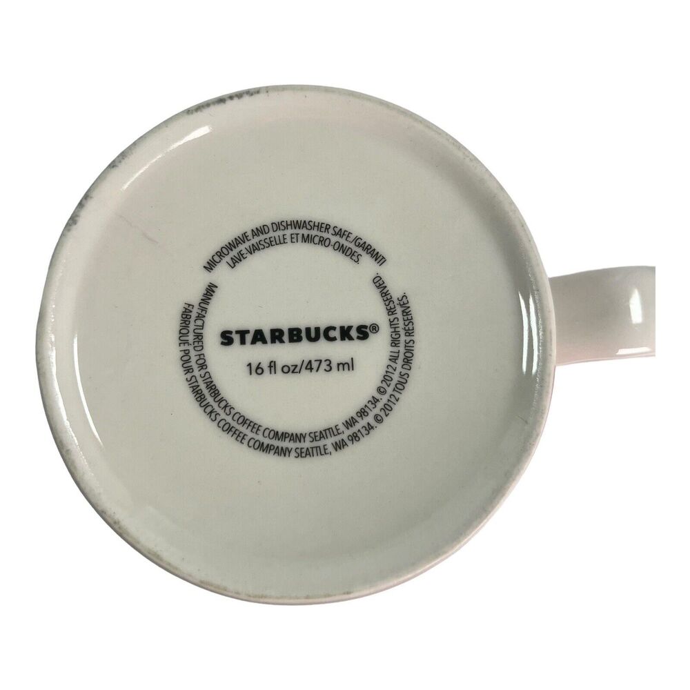 Starbucks Charlotte 16 oz Coffee Cup Mug Collector’s Series 2012 Street Sign - Picture 5 of 7